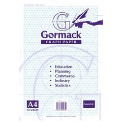 Gormack Isometric Blue Grid A4 Graph Pads 50 sheets